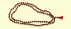 5 Mukhi Rudraksha Mala with Red Thread Tassel