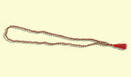 Classic Rudraksha Bead Necklace (Brown Finish)