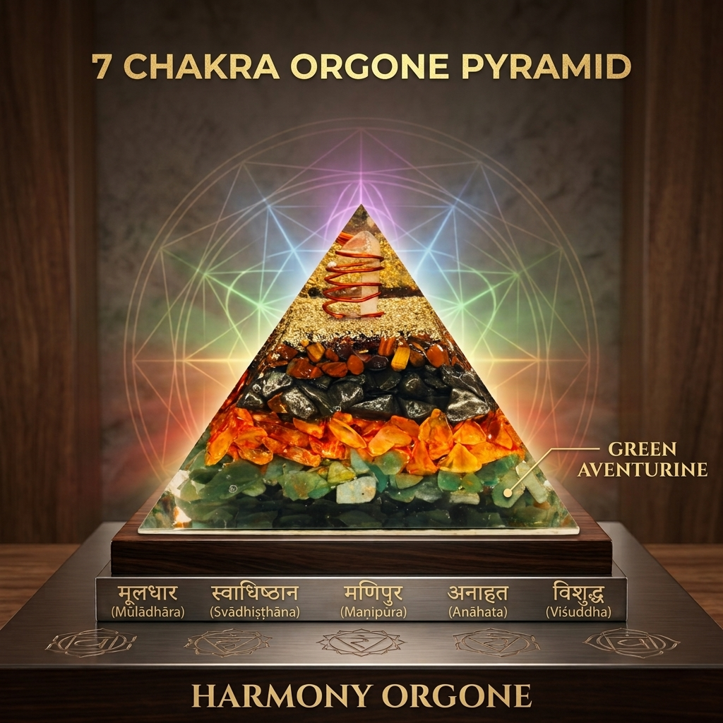 7 chakra orgone pyramid 7 Chakra Orgone Pyramid