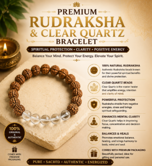 Rudraksh Crystal Bracelet
