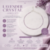 lavender crystal Informative Lavender Crystal Anklet