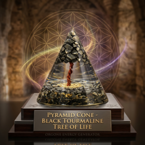 pyramids cone black tourmaline tree of life Black Tourmaline Tree of Life Pyramid Cone