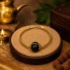 Gold-Plated Black Bead Protection Bracelet – Adjustable Spiritual Bangle Price 799 Gold-Plated Black Bead Protection Bracelet – Adjustable Spiritual Bangle