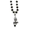 Mahadev Trishul Damru Nandi Pendant with Black Bead Chain copy Mahadev Trishul Damru Nandi Pendant with Black Bead Chain