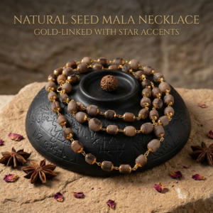 Natural seed mala neckalce Natural Seed Mala Neckalce