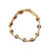 Rudraksha Gold Link Bracelet