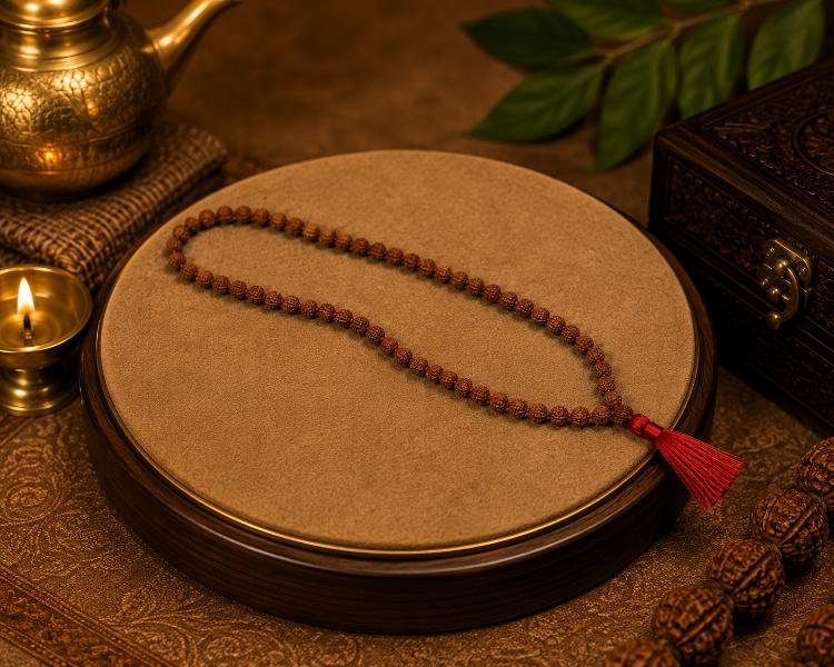 Rudraksha Japa Mala (108 Beads)