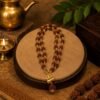 Rudraksha Trishul Damru Mala with Ek Mukhi Rudraksha Charm