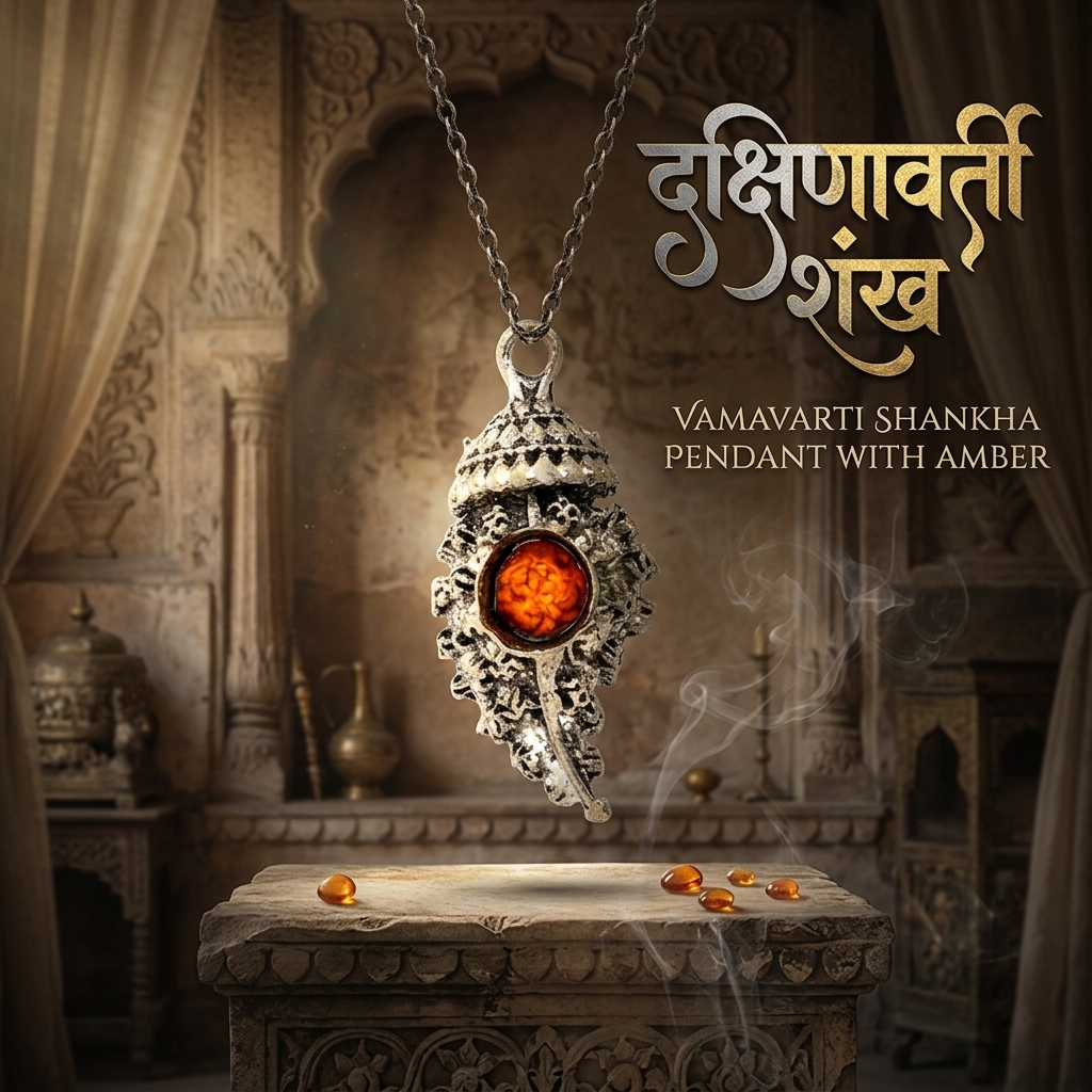 Vamavratri Shankha Pendenty