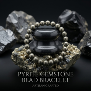 Pyrtite Gemstone Bead Braclet